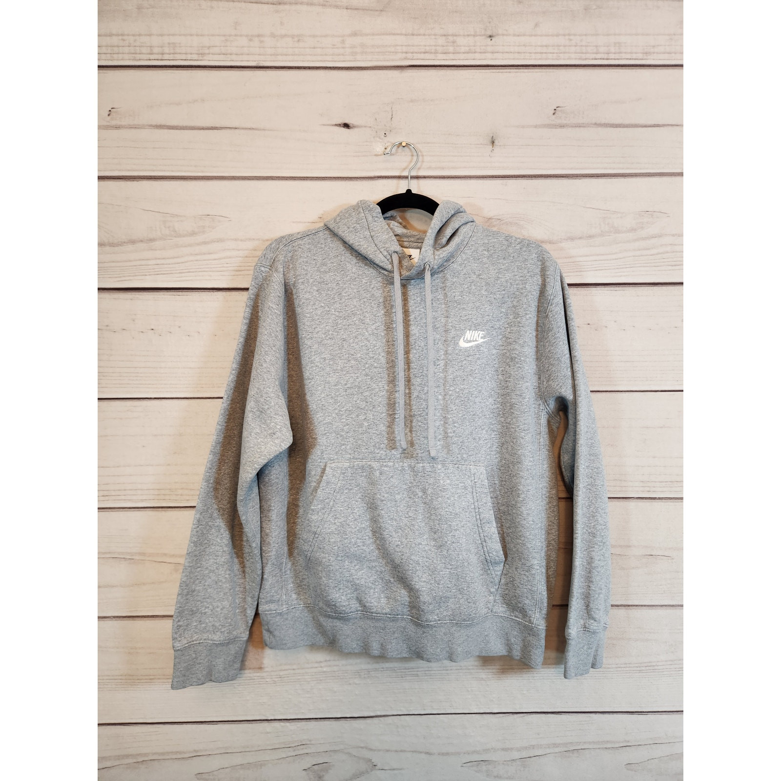 Nike Sportswear Womens Gray Solid Basic Long Slee… - image 1