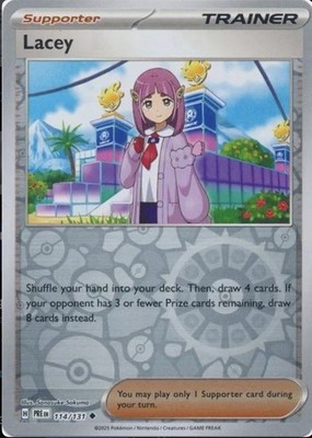 Lacey Trainer 114/131 - Reverse Holo - Prismatic Evolutions