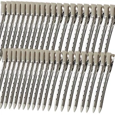 40PCS 3.5" Metal Duckbill Hair Clips, Alligator Curl Styling Clips Silver
