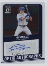 2021 Panini Donruss Optic Gavin Lux #OA-GL Auto 6o3