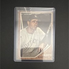 Topps Rock Colavito Detroit Tigers #0F Base Set Baseball Trading Card