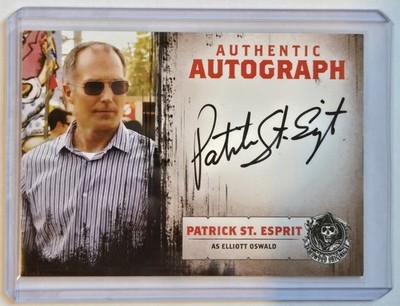 Patrick St. Esprit as Elliot Oswald Sons Of Anarchy AUTO Seasons 1-3 2014