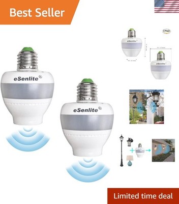 Energy-Saving Motion Sensor Light Socket   Dusk-to-Dawn Intelligent Control