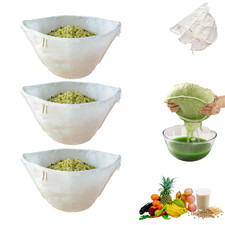 Xwxwseui Organic Cotton Cheesecloth Bags Reusable Nut Milk Bag 100 Cotton Fine