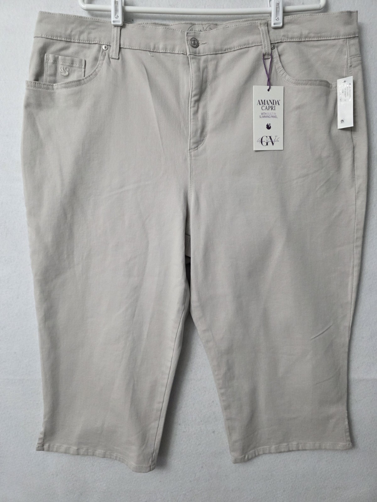 Gloria Vanderbilt Amanda Capri Classic Rise Lenght Sz 22W Co