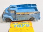 Vintate Auburn Blue Rubber Fire Cargo Delivery Toy Truck — photo 2