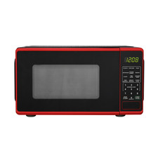 Countertop Microwave Oven, 0.7 cu ft, 700 W, Red
