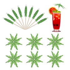 100 Pcs Mini Drink Umbrellas Cocktail,3.9 Inch Cocktail Toothpicks