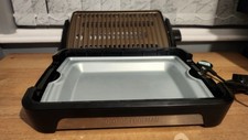 George Foreman Large Smokeless Electric Grill Non Stick Health Griddle. BBQ 