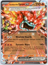 Hearthflame Mask Ogerpon ex 017/131 Holo Prismatic Evolutions Pokemon NM