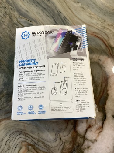 WixGear Stick On Dashboard ONE Magnetic Car Mount Holder for Cell Phones - Photo 2 sur 5