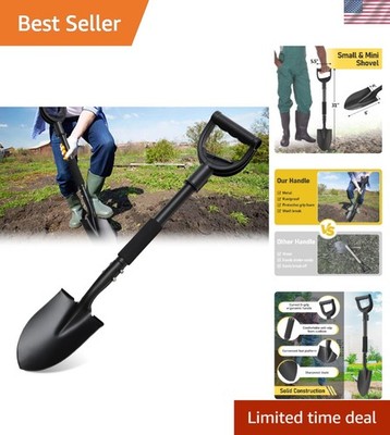 Compact 31 Inch Gardening Shovel for Kids and Adults - Heavy Duty Design