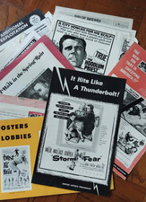 Large Lot 1950s Original Movie Pressbooks - Ads & Publicity advance promos