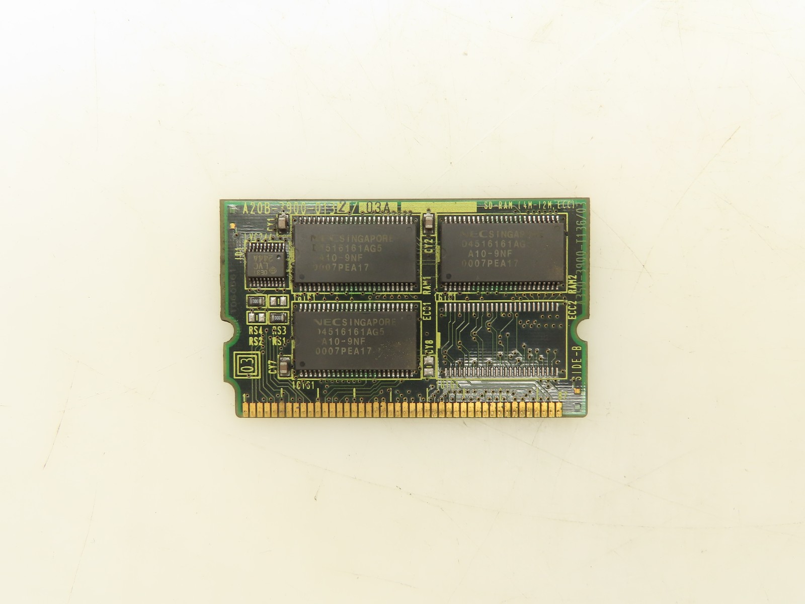 Fanuc A20B-3900-0132/03A CPU DRAM Memory module 4m-12m ECC RAM2