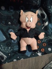 Vintage Looney Toons Porky Pig Plush 9