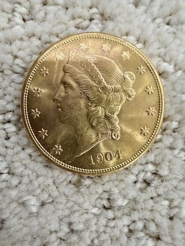 1904-P Liberty Double Eagle — photo from the most recent tracked eBay sale
