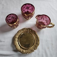 Delaware Glass Ruby 4 piece Set