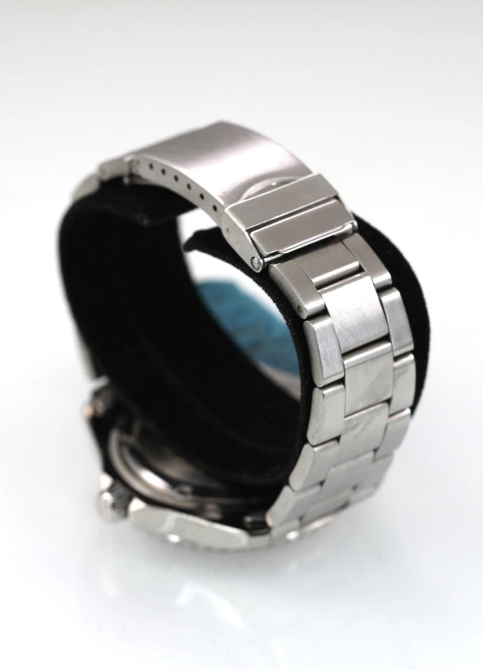 Reloj Eddie Bauer EBTEK Hombre Plateado Acero Inoxidable St Batería Fecha Blanco 100m Cuarzo Foto 3 de 4