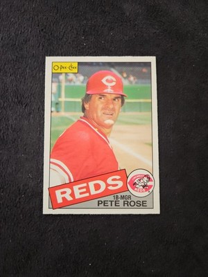  1985 O-Pee-Chee #116 Pete Rose Near Mint 