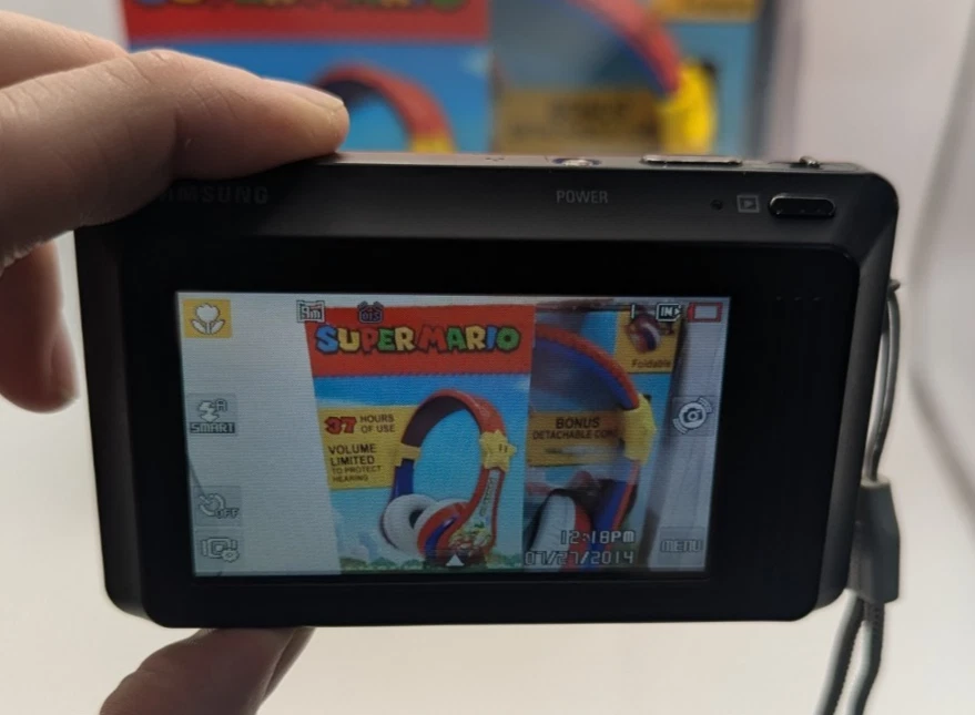 三星 TL220 1220 万像素双视图紧凑型红色相机带电池和充电器已测试 — 第 2/4 张图片