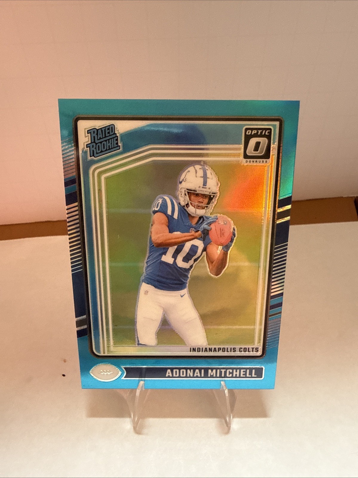 2024 Optic Aqua Holo Adonai Mitchell /299