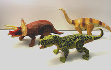 Member's Mark Poseable Dinosaurs Lot of 3 Dinosaur Figures 5 Tall