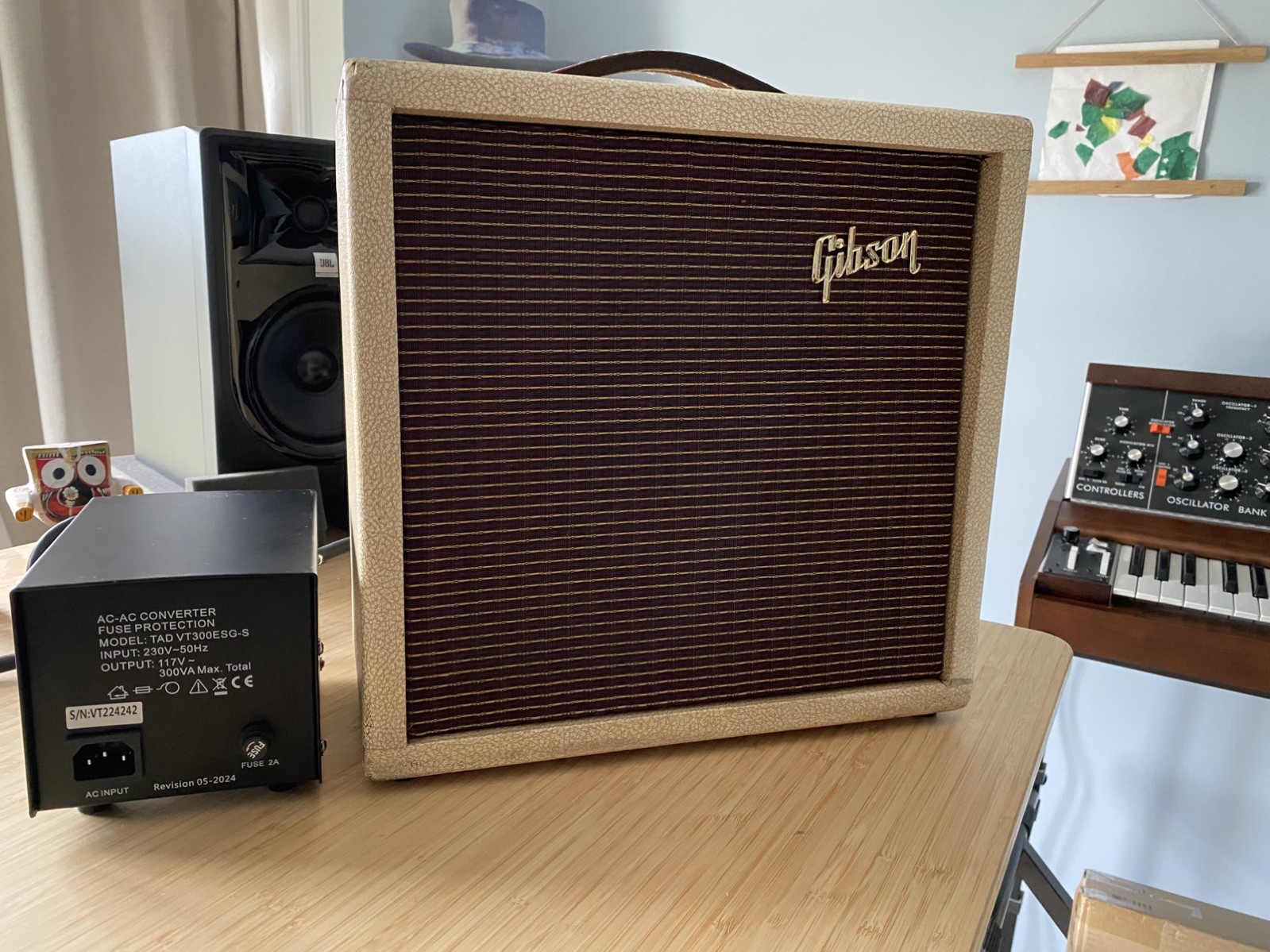 1961 Gibson GA-5 Skylark Original Jensen Alnico Serviced StepDown PowerSupply