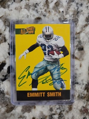 1996 Score Board All Sport PPF - Emmitt Smith #87 Gold Authentic Autograph