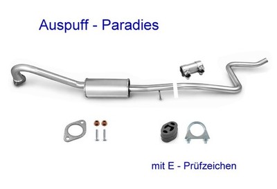 Mittelschalldämpfer für Ford B-Max 1.0 Ecoboost Typ JK 74-92KW Großraumlimo.+Kit