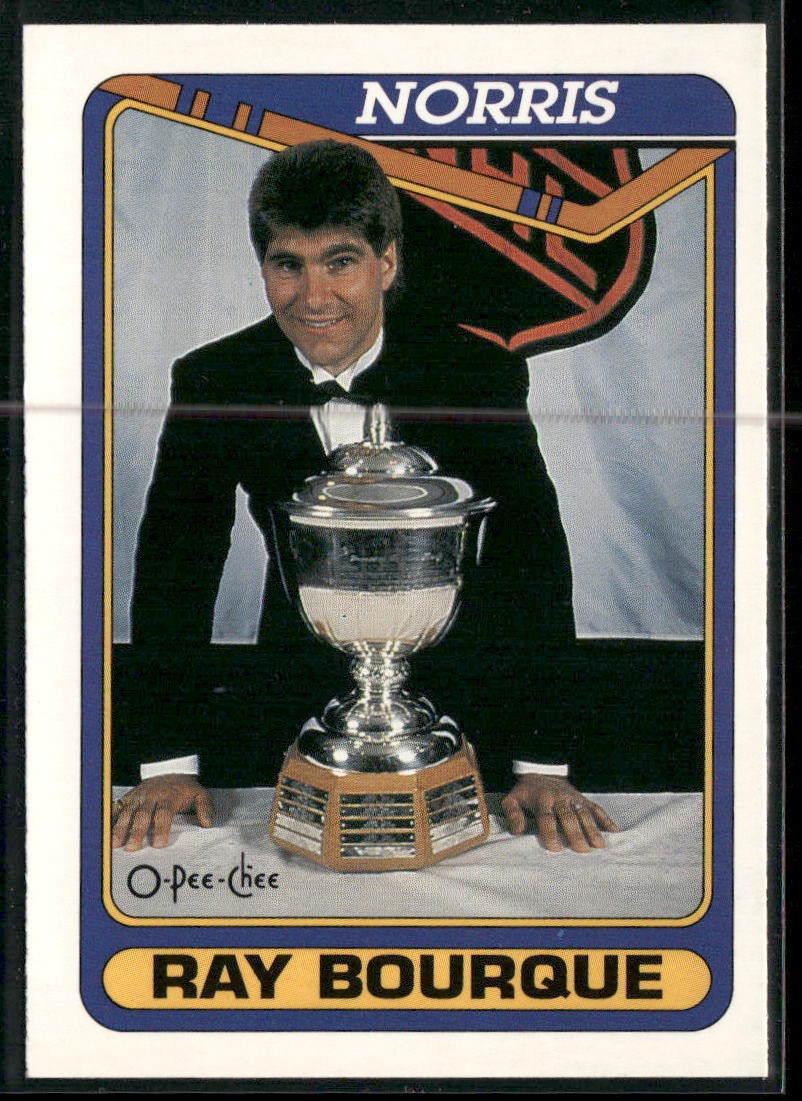 1990-91 O-Pee-Chee Ray Bourque #475 Boston Bruins