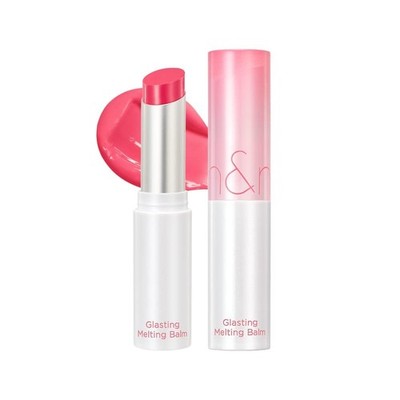 rom&nd GLASTING MELTING BALM 02 Lovey Pink | K-Beauty Vegan Tinted Lip Balm for