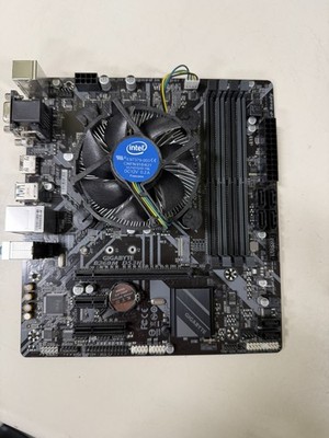 GIGABYTE B360M DS3H Intel Micro ATX Gen 1 DDR4 Motherboard WITH CPU (i3-9100F)