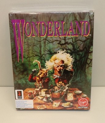 1990 Alice in Wonderland Virgin Mastertronic IBM PC Video Game New Sealed