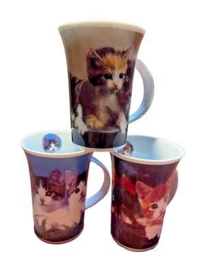 3 Zamsel Hamburg Katzen Tassen Fototassen Kaffeebecher Set - Bild 1 von 3