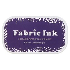 Ink Pads for Stamps, 3.7x2.2 Inch Fabric Ink Pad, Purple