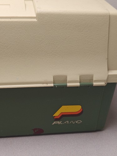 VINTAGE PLANO 8606 TACKLE BOX Large 6 Tray Excellent Made In The U.S.A 11x11x17" - Picture 3 of 24