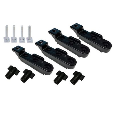 Farad Dachboxen Adapter Nutensteine f. 21mm T-Nut inkl. Klemmbrücken und Muttern