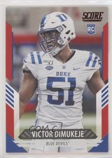2021 Score Rookies Red Victor Dimukeje #397 2xd