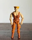 Vintage 1986 G.I. Joe Street Fighter Guile 3.7”Action Figure (Brown) - No Gear