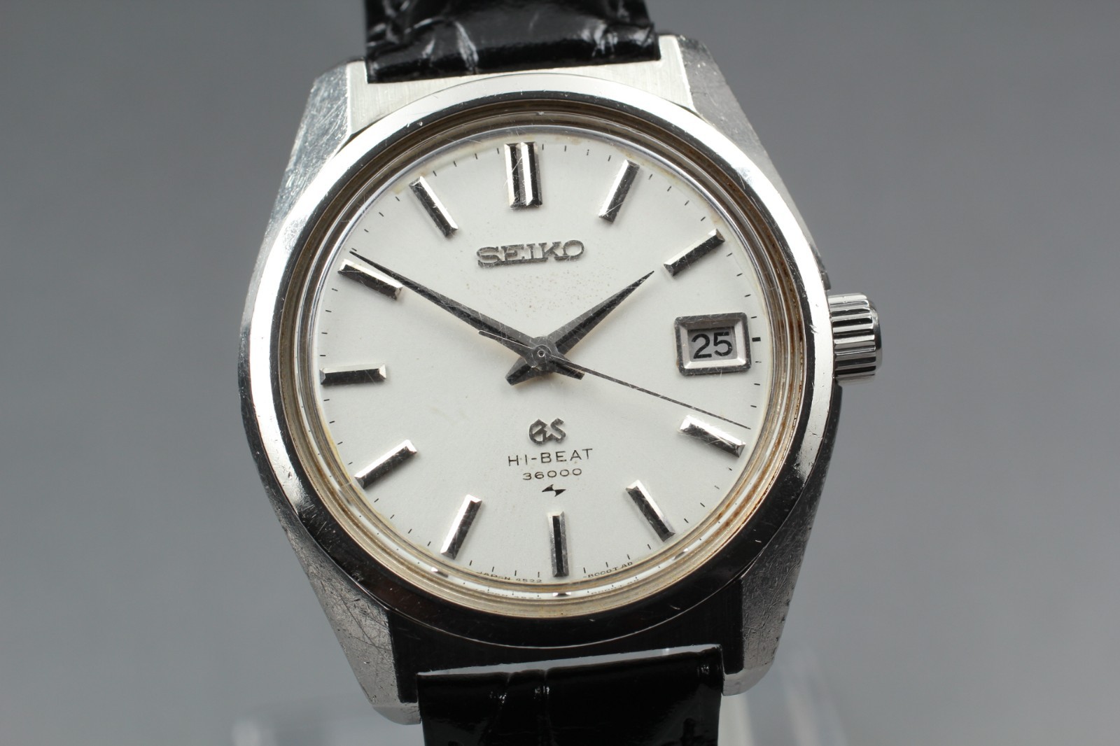 Vintage 1968 SEIKO Grand Seiko Hi-Beat 36000 4522-8000 Hand Winding 36mm Men's