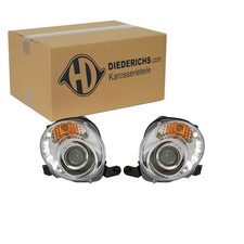DIEDERICHS TUNING SCHEINWERFER SATZ CHROM passend für ABARTH 500 500C FIAT 500