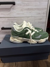 New Balance 9060 Men  s Colorblock Green/White/Gray Low Top Lace-Up Sneakers
