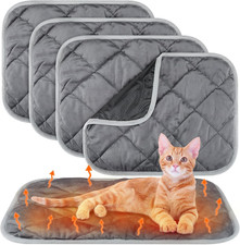 4 Pack Self Heating Cat Pad Self Warming Dog Mat Reflects Body Heat Extra Warm T