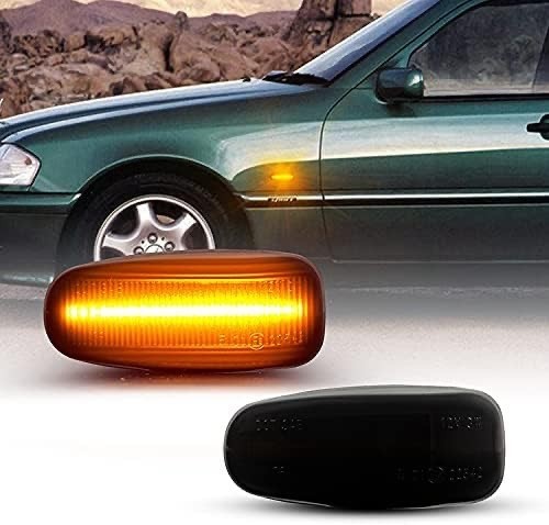 Led Seitenblinker Smoke passend für Mercedes SLK R170 | Vaneo W414 | SCHWARZ - Bild 2 von 8