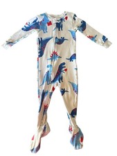 Carter s Baby Boy 18M Dinosaur Footed Pajamas Sleeper Blue Red