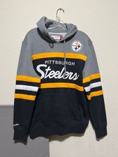 Mitchell & Ness Mens Pittsburgh Steelers Head...