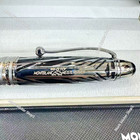 💥 Auction Montblanc Solitaire Rollerball Pen Silver Engraved Collector. — photo 5