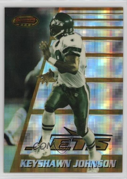 1996 Bowman's Best Atomic Refractor Keyshawn Johnson #180 5l2