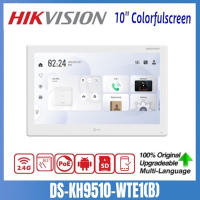 Hikvision DS-KH9510-WTE1(B) WiFi Indoor Station POE IP Video Intercom Monitor
