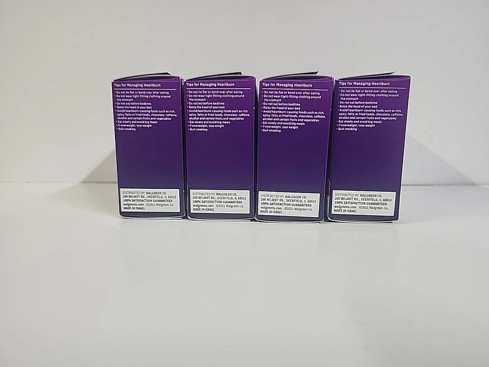 Omeprazol Recubierto Wildberry Menta 20mg Comprimidos Caja De 42ct (Lote De 4 Cajas) Foto 2 de 4